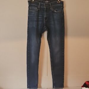 Hollister Women's Dark Blue Skinny Jeans